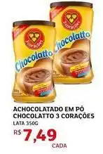 Assaí Atacadista 3 corações - achocolatado em po chocolatto oferta