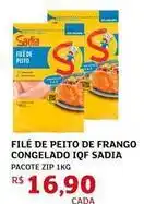 Assaí Atacadista Sadia - filé de peito de frango congelado iqf oferta