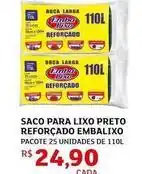 Assaí Atacadista Embalixo - saco para lixo preto reforçado oferta