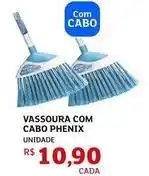 Assaí Atacadista Phenix - vassoura com cabo oferta