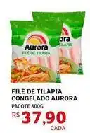 Assaí Atacadista Aurora - filé de tilápia congelado oferta