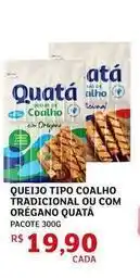 Assaí Atacadista Quatá - queijo tipo coalho tradicional ou com oregano oferta