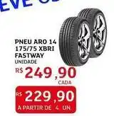 Assaí Atacadista Aro - pneu 14 175/75 xbri fastway oferta