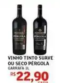Assaí Atacadista Pérgola - vinho tinto suave ou seco oferta