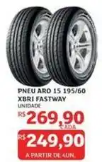 Assaí Atacadista Aro - pneu 15 195/60 xbri fastway oferta