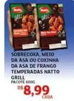 Assaí Atacadista De - sobrecoxa, meio da asa ou coxinha da asa de frango temperadas natto grill oferta