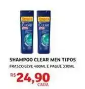 Assaí Atacadista Clear - shampoo men tipos oferta