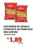 Assaí Atacadista De - macarrao de semola espaguete ou parafuso oferta