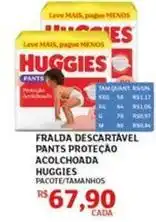 Assaí Atacadista Huggies - fralda descartável pants proteção acolchoada oferta