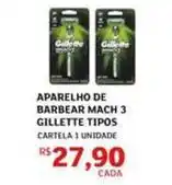 Assaí Atacadista Gillette - aparelho de barbear mach 3 oferta
