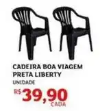 Assaí Atacadista Cadeira boa viagem preta liberty oferta