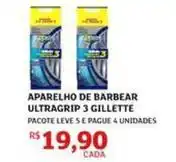 Assaí Atacadista Gillette - aparelho de barbear ultragrip 3 oferta