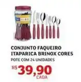 Assaí Atacadista Brinox - conjunto faqueiro itaparaca cores oferta