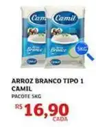 Assaí Atacadista Camil - arroz branco tipo 1 oferta