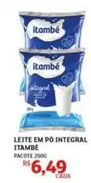 Assaí Atacadista Itambe - leite em po integral oferta