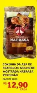 Assaí Atacadista Nabrasa - coxinha da asa de frango ao molho de mostarda oferta