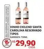 Assaí Atacadista Carolina - vinho chileno santa carolina reservado oferta