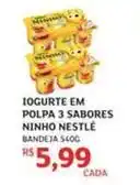 Assaí Atacadista Nestlé - iogurte em polpa 3 sabores ninho oferta
