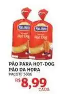Assaí Atacadista Pacote - pão para hot-dog pão da hora oferta