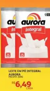 Assaí Atacadista Aurora - leite em po integral oferta