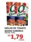 Assaí Atacadista Quero - molho de tomate oferta