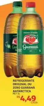 Assaí Atacadista Guaraná antarctica - refrigerante original ou zero oferta