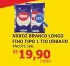 Assaí Atacadista Urbano - arroz branco longo fino tipo 1 tio oferta