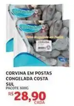 Assaí Atacadista Costa sul - corvina em postas congelada oferta