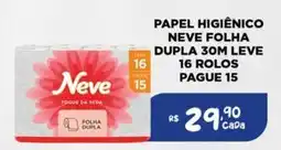 Bahamas Mix Papel higiênico neve folha dupla 30m leve oferta