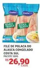 Assaí Atacadista Costa sul - filé de polaca do alasca congelado oferta