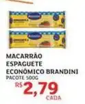 Assaí Atacadista Brandini - macarrão espaguete economico oferta