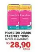 Assaí Atacadista Carefree - protetor diário tipos oferta