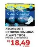 Assaí Atacadista Always - absorvente noturno com abas oferta