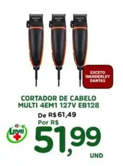 Araújo Supermercados Cortador de cabelo multi 4em1 127v eb128 oferta