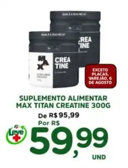 Araújo Supermercados Suplemento alimentar max titan creatine oferta