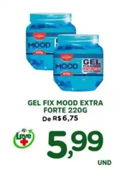 Araújo Supermercados Gel fix mood extra forte oferta