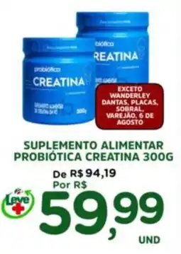 Araújo Supermercados Suplemento alimentar probiótica creatina oferta