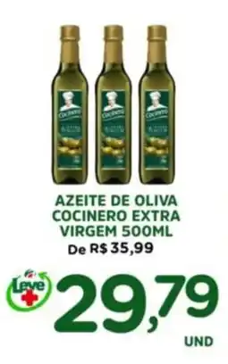 Araújo Supermercados Azeite de oliva cocinero extra virgem oferta