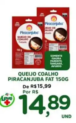 Araújo Supermercados Queijo coalho piracanjuba fat oferta