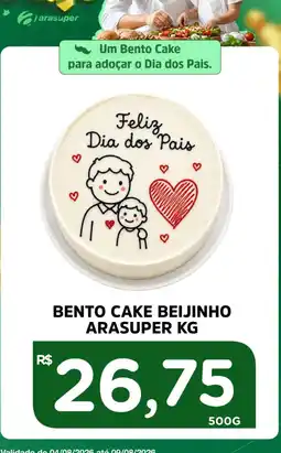 Araújo Supermercados Bento cake beijinho oferta