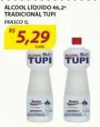 Assaí Atacadista Alcool liquido 46 Tradicional Tupi 1L oferta