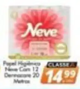 Delta Supermercados Papel Higienico Neve Com 12 Dernozone 20 Metros oferta
