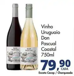 Delta Supermercados Vinho Uruguaio Don Pascual Coastal oferta