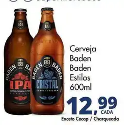 Delta Supermercados Cerveja Baden Baden Estilos oferta