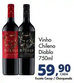Delta Supermercados Vinho Chileno Diablo oferta