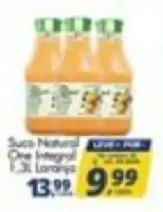 Delta Supermercados Suco Natural One Integral 1,3L Laranja oferta