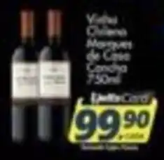 Delta Supermercados Vinho Chileno Marques de Casa Concha oferta
