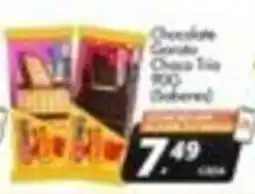 Delta Supermercados Chocolate Granate Choco Trio oferta