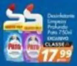 Delta Supermercados Desinfetante Limpador Profundo Pato oferta