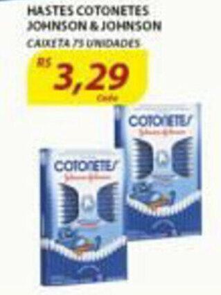 Hastes Cotonetes Johnson & Johnson
